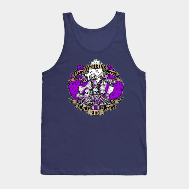 LOUD AND PROUD! (purple and white edition) ULTRAS Tank Top by boozecruisecrew